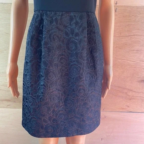 Erin Fetherston Sheath Dress Black Floral Lace - Picture 3 of 7